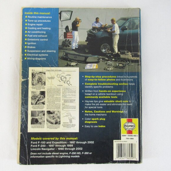 Haynes 36059 Ford Pick-ups & Expedition 1997 thru 2002 Repair Manual - Picture 8 of 8